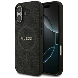 Guess 4G Ring Classic Logo MagSafe case for iPhone 17 - black