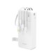 Dudao K11 Pro 20000mAh Powerbank with Built-in Cables - White