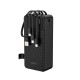 Dudao K11 Max 30000mAh Powerbank with Built-in Cables - Black