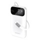 Dudao K31 10000 mAh 22.5W PD Powerbank with Built-in Cable - White