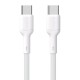 Dudao L9C 65W USB-C - USB-C 2m Cable - White