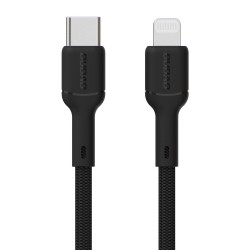 Dudao L9X 30W USB-C - Lightning Cable 1m - Black
