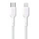 Dudao L9X 30W USB-C - Lightning Cable 1m - White