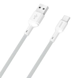 Dudao L9T 5A USB-A - USB-C Cable 1m - White