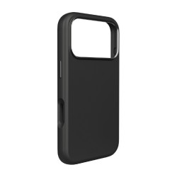 Puro Icon Mag Pro Liquid Silicone Case for iPhone 17 Pro Max, MagSafe Compatible, with Camera Protection and Aluminum Buttons - Black
