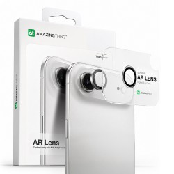 AmazingThing Lens Glass for iPhone 17 Air with Silver Aluminum Frame