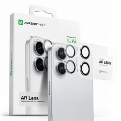 AmazingThing Lens Glass for iPhone 17 with Clear Frame