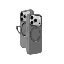 AmazingThing Cloudie iPhone 17 Pro Case with Stand - Gray