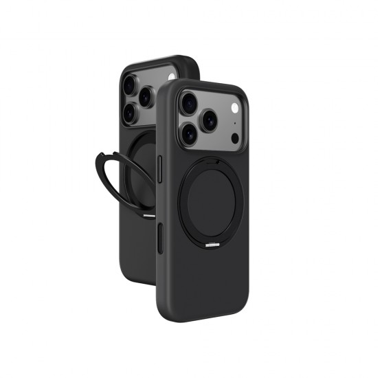 AmazingThing Cloudie iPhone 17 Pro Case with Stand - Black