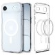 Spigen Ultra Hybrid MagSafe Case for iPhone 17 Air - Clear and White