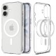 Spigen Ultra Hybrid MagSafe Case for iPhone 17 - Clear and White