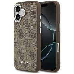 Guess 4G Classic Logo MagSafe case for iPhone 17 - brown
