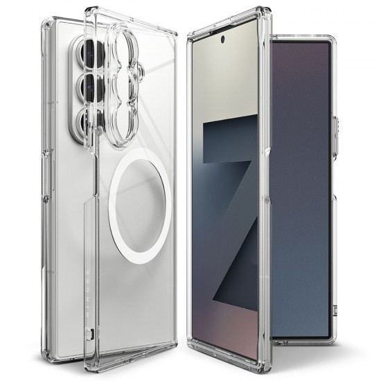 Ringke Fusion Magnetic MagSafe Case for Samsung Galaxy Z Fold 7 - Clear
