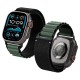 Strap Spigen WBF1 Strap for Apple Watch 44 / 45 / 46 / 49 mm - Black and Green