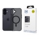 3mk Smoke MagCase for iPhone 17 - Black Semi-Transparent