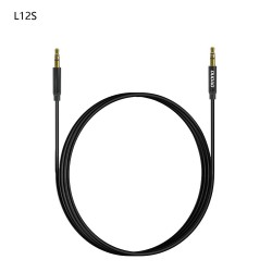 Dudao L12S AUX cable mini jack 3.5mm 1m 3-pole stereo - black