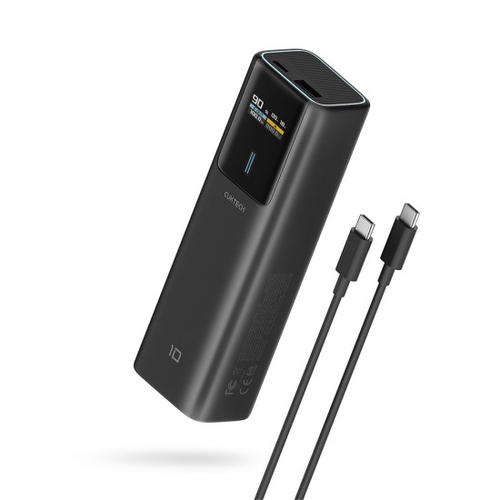 Powerbank Cuktech CKPB100PGLBL 150W 10000mAh USB-C USB-A - black