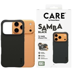CARE by PanzerGlass Fashionable Samba MagSafe Case for iPhone 17 Pro - Black
