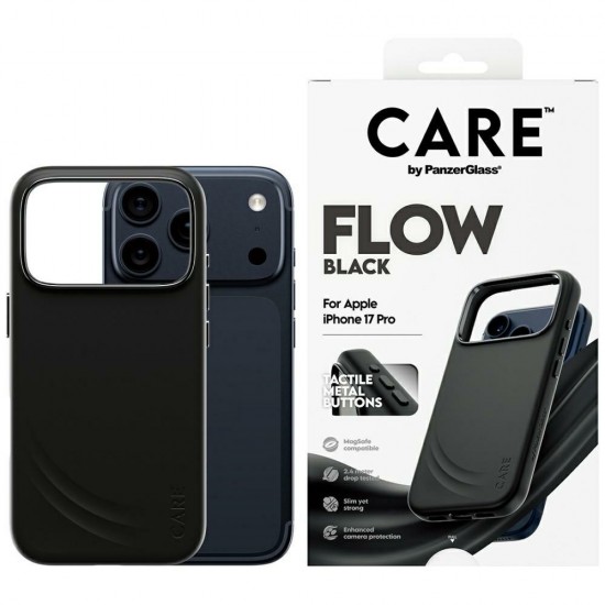 CARE by PanzerGlass Feature FLOW MagSafe Case for iPhone 17 Pro - Black