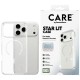 CARE by PanzerGlass Flagship Urban Explorer Case w. White MagSafe for iPhone 17 Pro Max - Clear Glitter