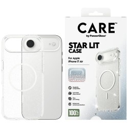 CARE by PanzerGlass Flagship Urban Explorer Case w. White MagSafe for iPhone Air - Clear Glitter