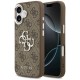 Guess 4G Big 4G Classic Logo case for iPhone 17 - brown and silver