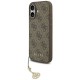 Guess 4G Charms Collection MagSafe case for iPhone 17 - brown