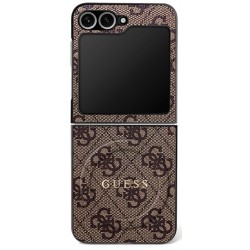 Guess 4G Classic MagSafe Case for Samsung Galaxy Z Flip 7 - Brown