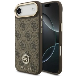 Guess 4G Strass Logo MagSafe Case for iPhone Air - Brown