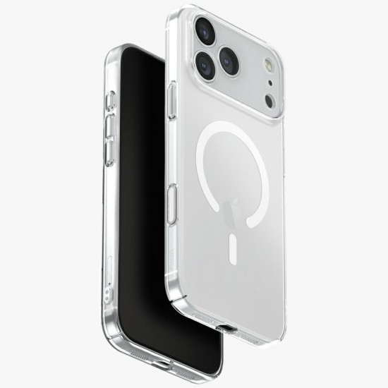 Uniq Airsuit Case for iPhone 17 Pro Max Magclick Charging - Transparent