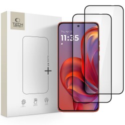 Tech-Protect Glass Fit+ 2-pack tempered glass for Motorola Edge 50 Neo / 60 Neo - black