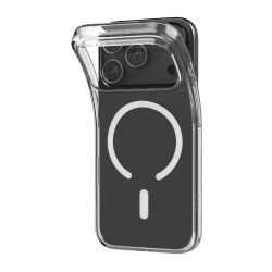 Puro 0.3 MAG Ultra-Slim TPU Case Compatible with MagSafe for iPhone 17 Pro Max - Transparent