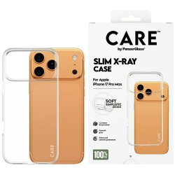 CARE by PanzerGlass Fashionable X-Ray Soft Basic Case for iPhone 17 Pro Max - Transparent