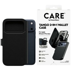 CARE by PanzerGlass Feature Tango 2in1 Wallet Case MagSafe for iPhone 17 Pro Max - Black