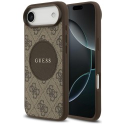 Guess 4G Circle Classic Logo MagSafe case for iPhone Air - brown