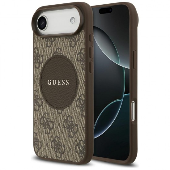 Guess 4G Circle Classic Logo MagSafe case for iPhone Air - brown