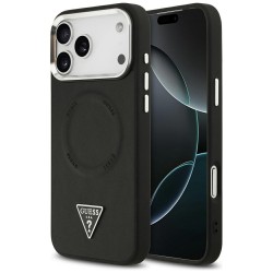 Guess Triangle Logo MagSafe Case for iPhone 17 Pro Max - Black