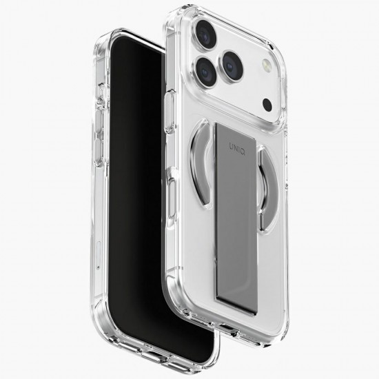 Uniq Heldro Air Case for iPhone 17 Pro Magclick Charging - Transparent