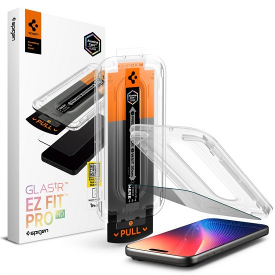 Spigen Glas.TR EZ Fit Pro Privacy Glass for iPhone 16 Pro / 17 / 17 Pro