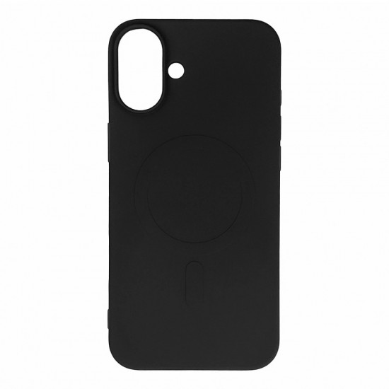MagSafe Compatible Silicone Case for Samsung Galaxy S25 FE - Black
