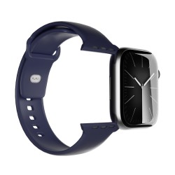 Puro Icon Strap for Apple Watch 44/45/46/49mm - Navy Blue