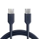 Puro ICON USB-C - USB-C Cable 1.5m - Navy Blue