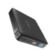 SBS HD 10W 5000mAh USB-C Power Bank with LCD Display - Black