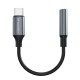 Wozinsky WACM-01 USB-C Adapter - 3.5mm Mini Jack - Black