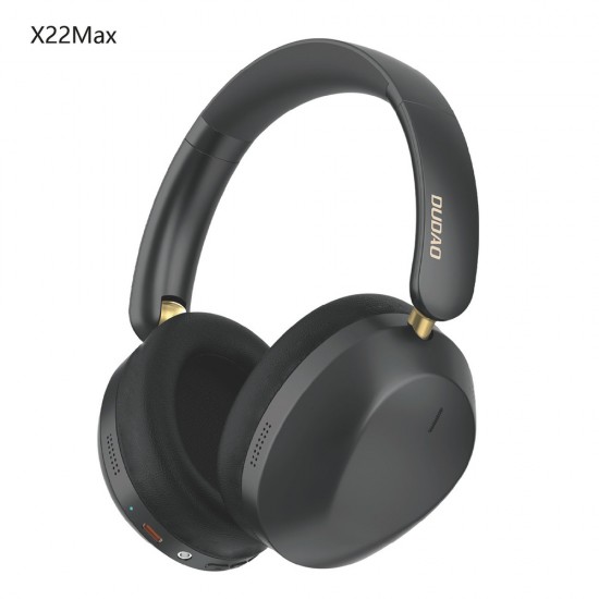 Dudao X22 Max Wireless On-Ear Bluetooth Headphones with ANC - Black