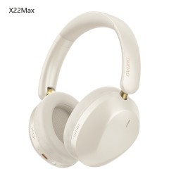 Dudao X22 Max Wireless On-Ear Bluetooth Headphones with ANC - Beige