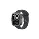 AmazingThing Titan Pro Metal Case for Apple Watch 11 46mm Aluminum - Black