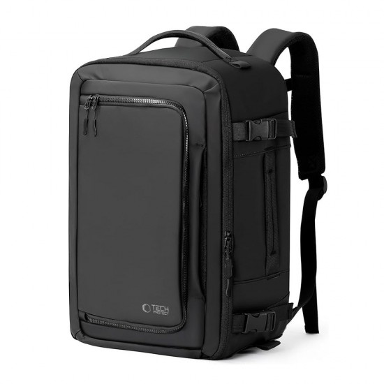 Tech-Protect Defender S50 Backpack for Ryanair & Wizzar, 20L Laptop - Black