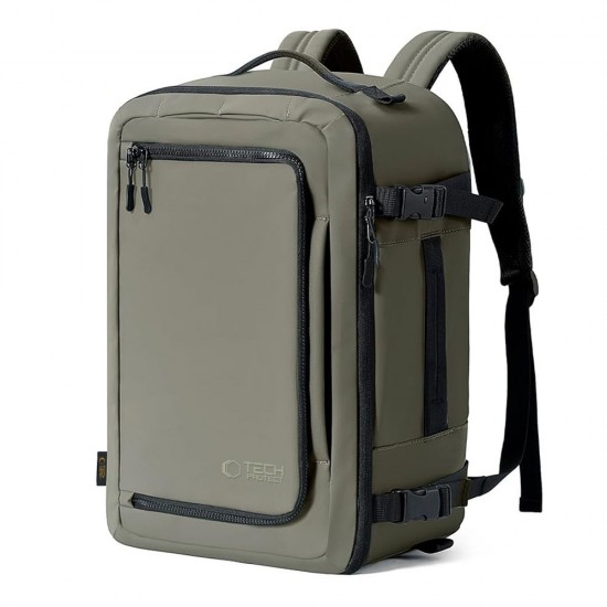 Tech-Protect Defender S50 Backpack for Ryanair & Wizzar, 20L Laptop - Olive