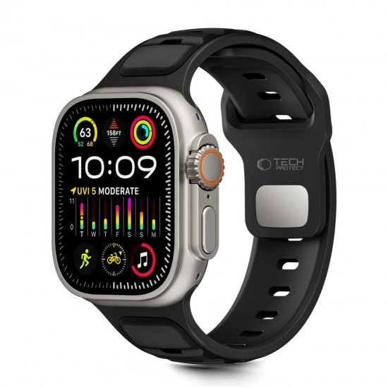 Tech-Protect IconBand Line Strap for Apple Watch 44 / 45 / 46 / 49 mm - Black